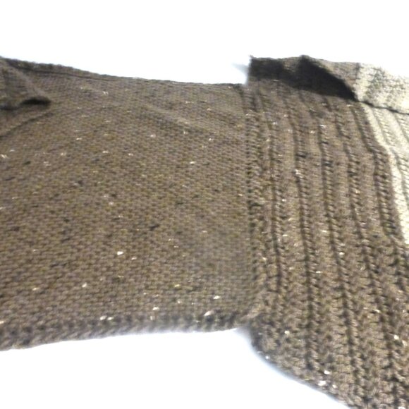 Brown Handmade KNITTED BLANKET Lap Blanket Pet Blanket Dog Blanket Dog Bed - Picture 2 of 3